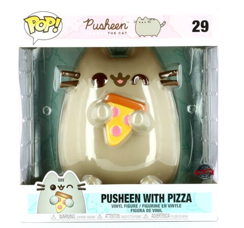 Figurine Funko Pop! N°29 - Pusheen - Pusheen Avec Pizza 25 Cm